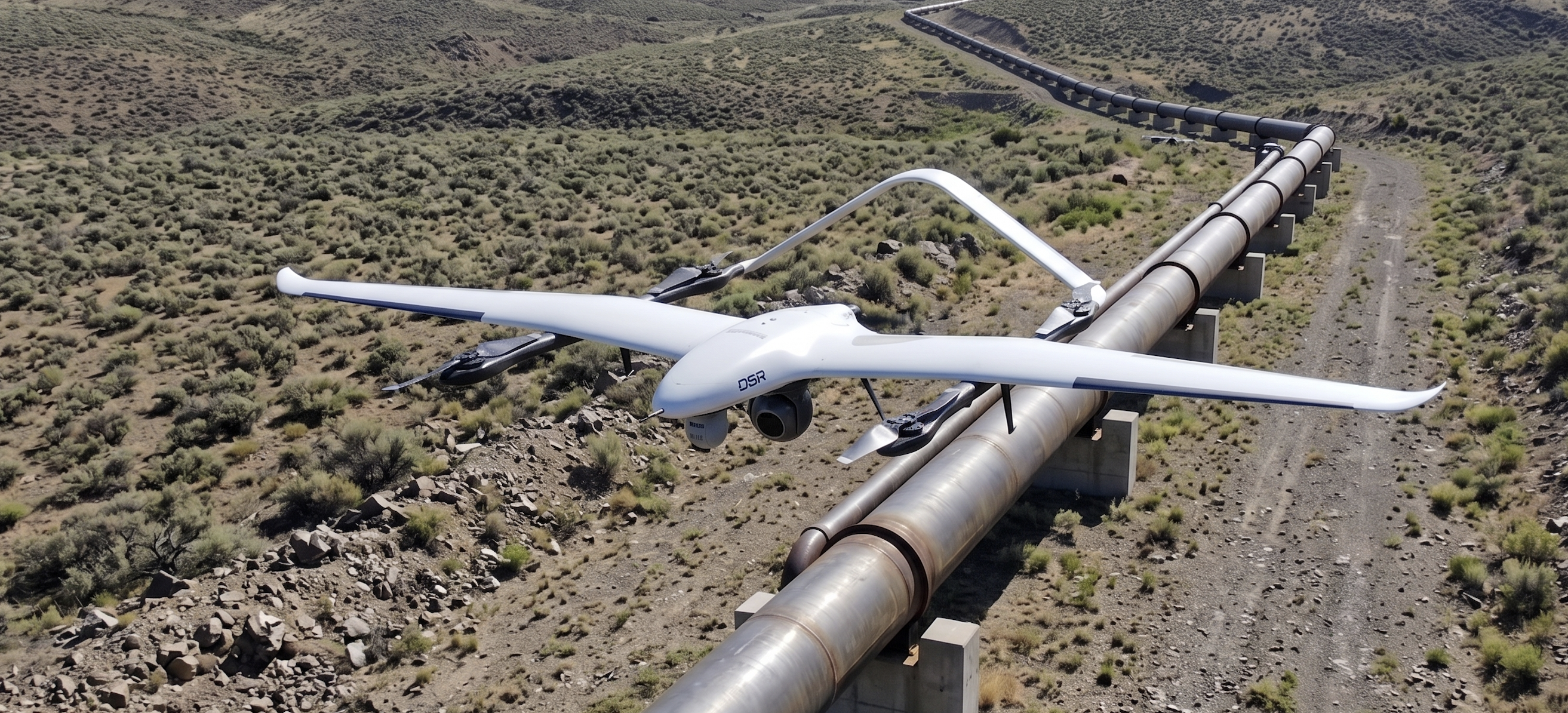 Pipeline inspection with drone